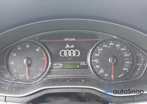 2017 Audi A4 2.0T Ultra Premium from USA, damaged, VIN WAUGMAF41HA176853